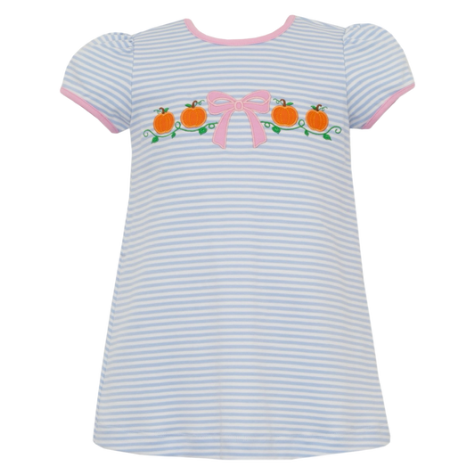 Applique Dress - Pumpkin
