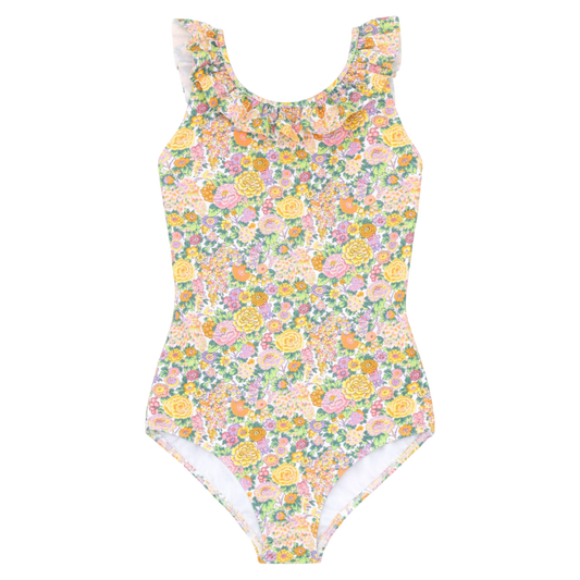 Ruffle Collar One Piece - Liberty of London Elysian Day