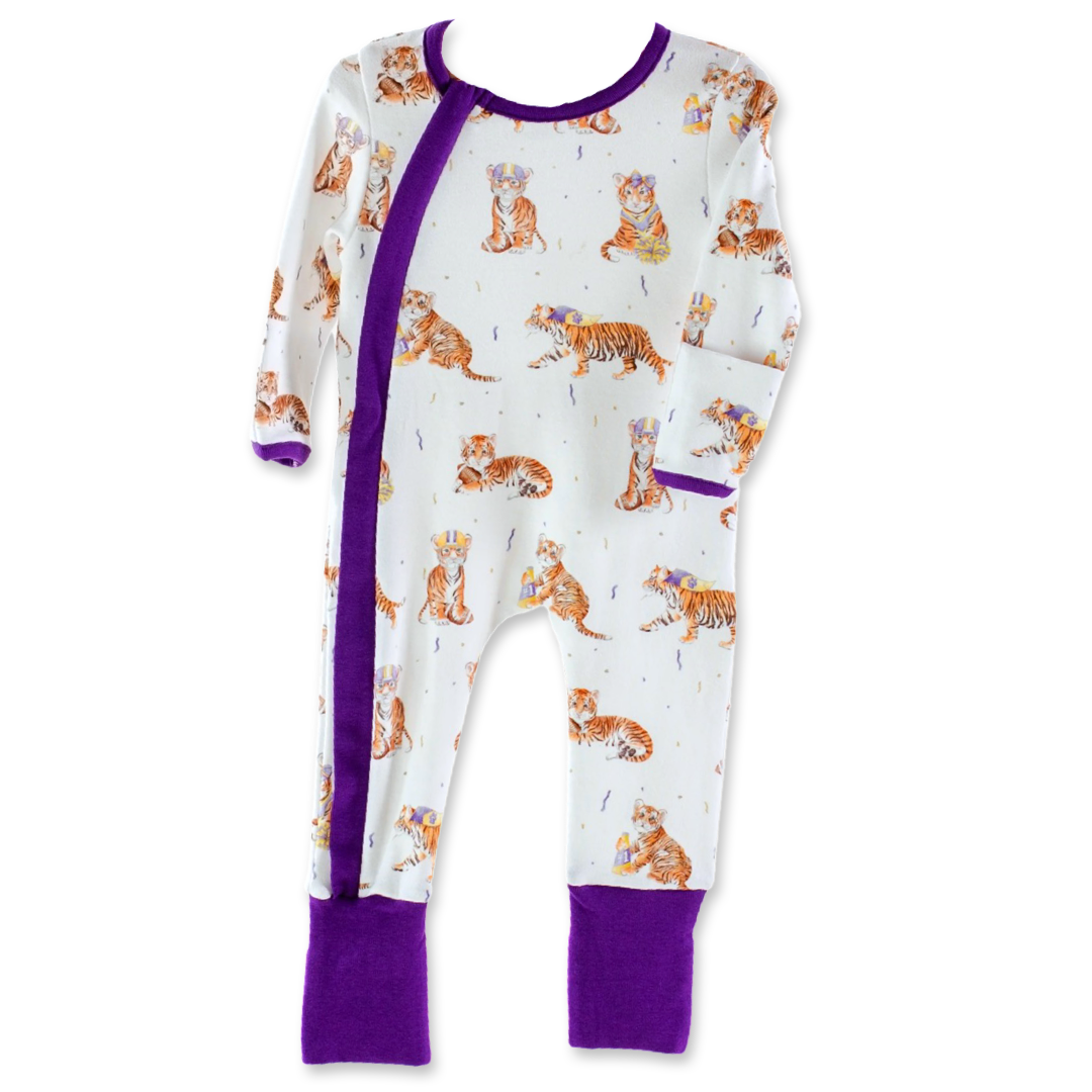 NT Zip Pajama - LSU Cub