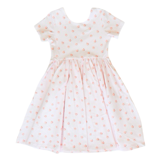 Twirl Dress - Peach