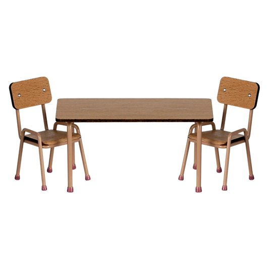 Table + Chair Set Mouse - Dark Powder
