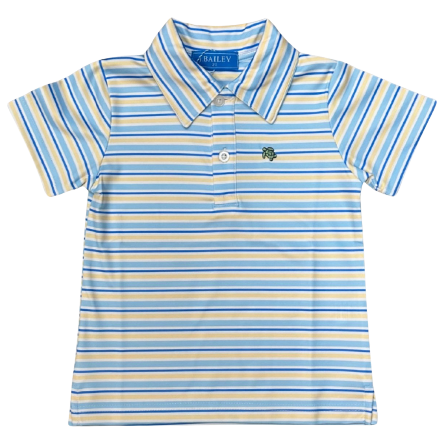 Bailey Performance Polo - Placid Stripes