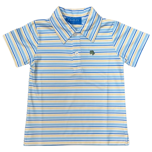 Bailey Performance Polo - Placid Stripes