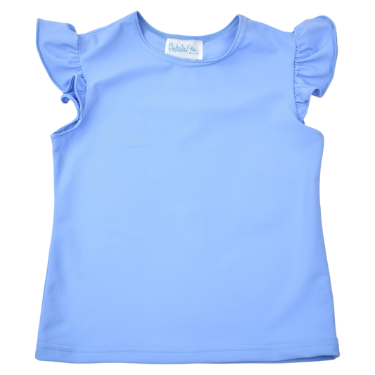 Angel Sleeve Top - Blue