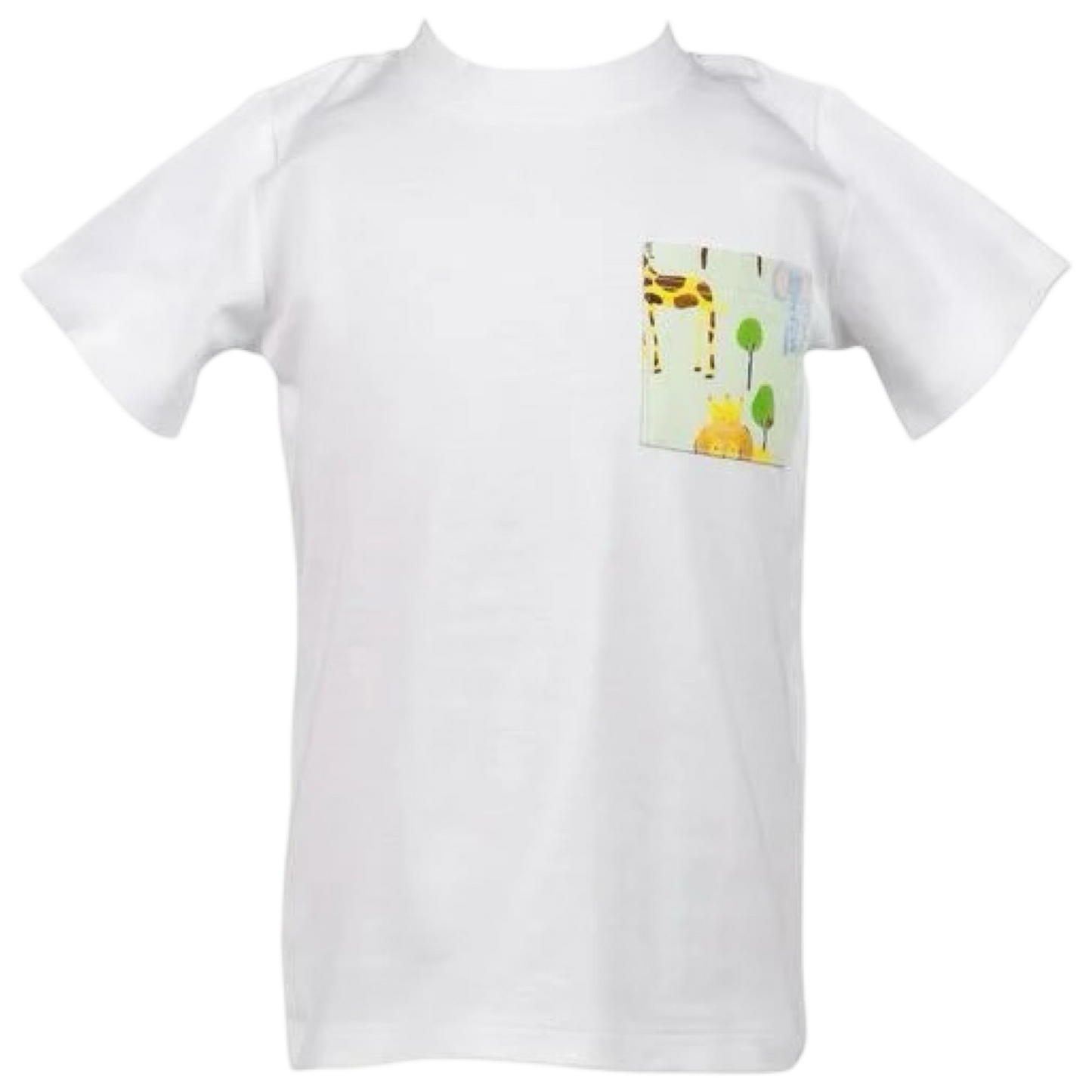 The Proper Peony Savannah Zoo Boy Pocket Shirt