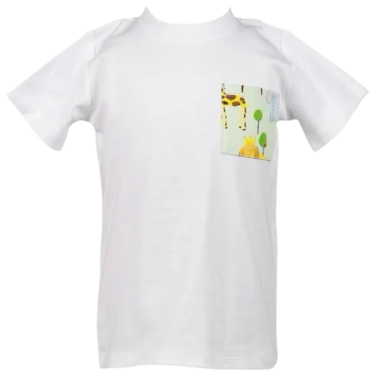 The Proper Peony Savannah Zoo Boy Pocket Shirt