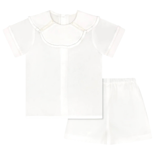 Owen Short Set - Blessings White