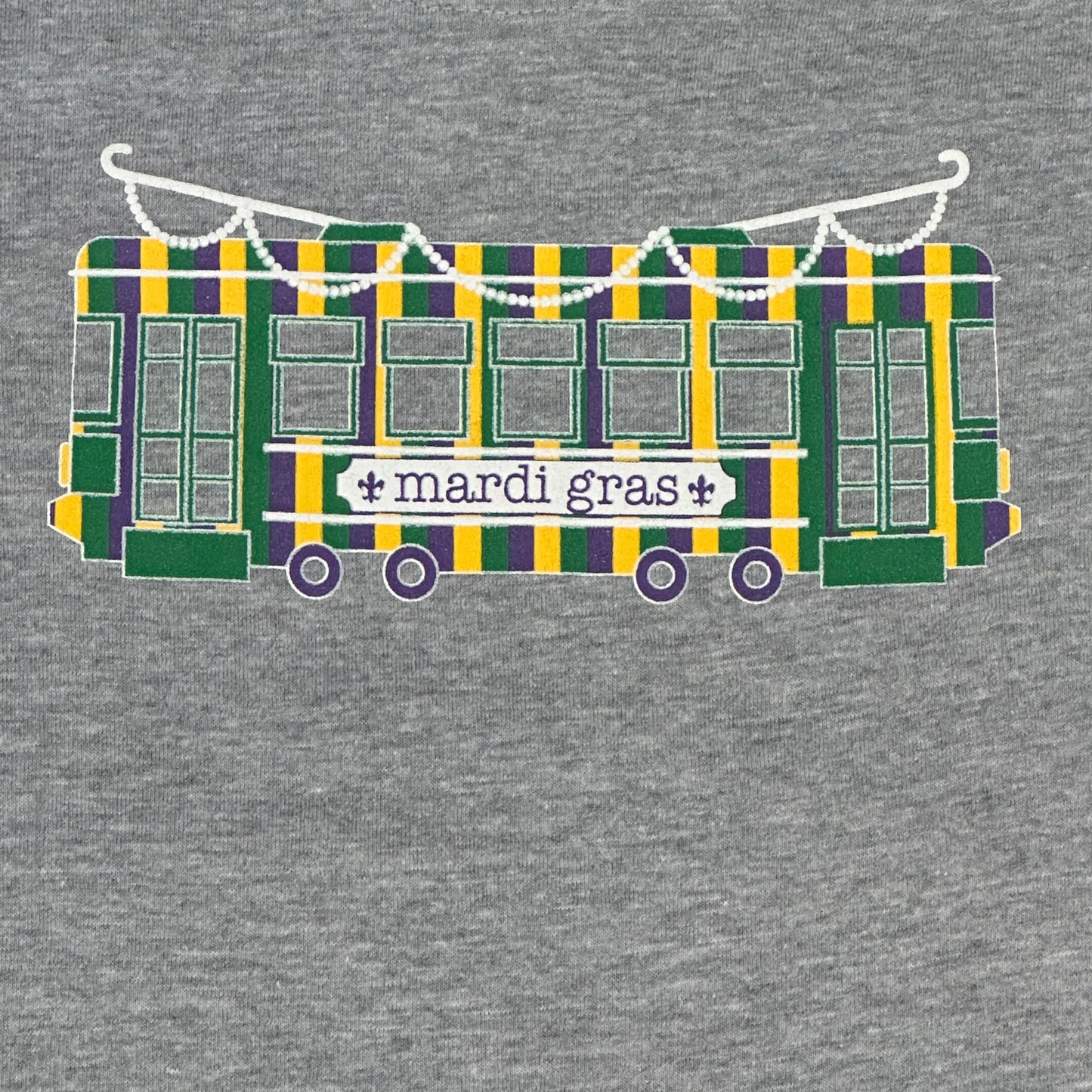 Bon Temps Tee - Mardi Gras Trolley