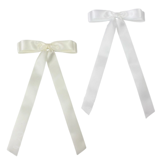 Satin Layered Tail Bow