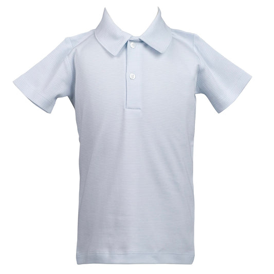 Sky Blue PIma Polo