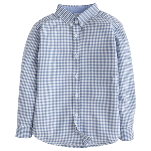 Button Down - Blue Gingham