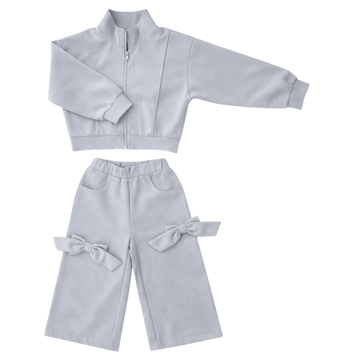 Bow Sweatsuit - Blue