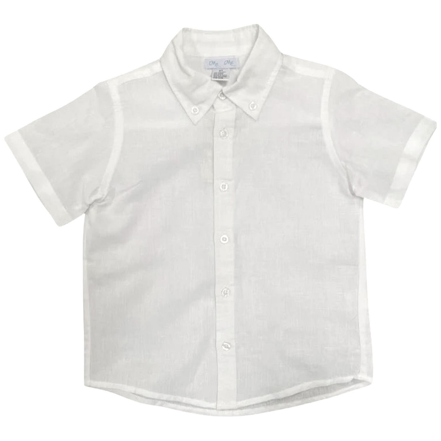 LB Button Down - White Linen