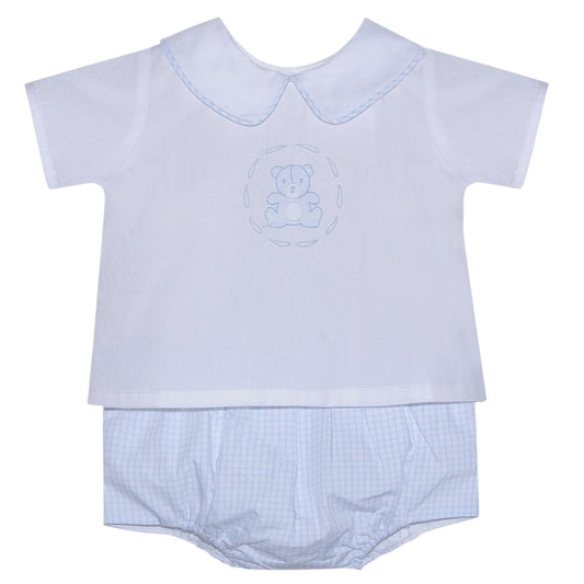 Diaper Set - Teddy Bear Blue