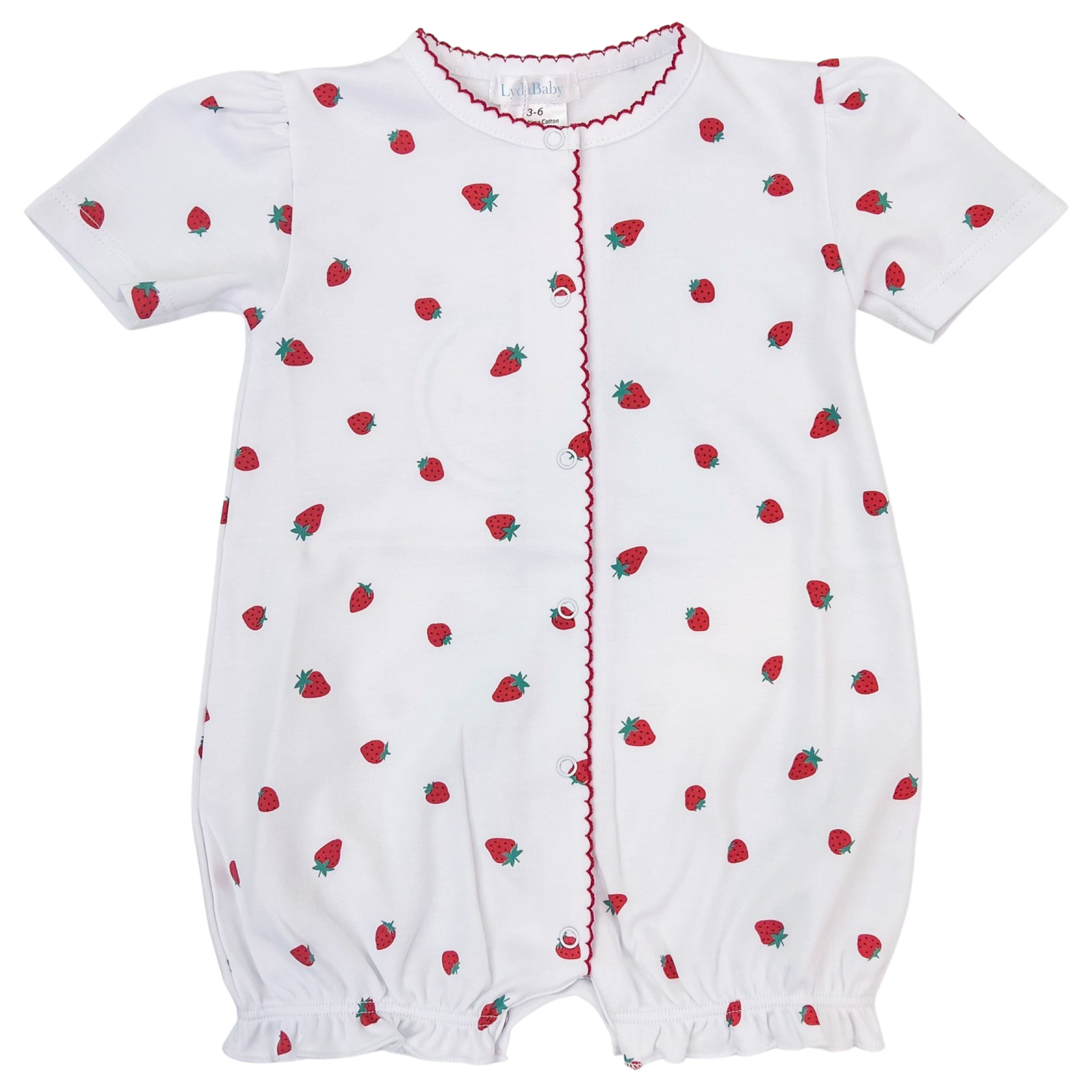 LYDA Romper - Strawberry