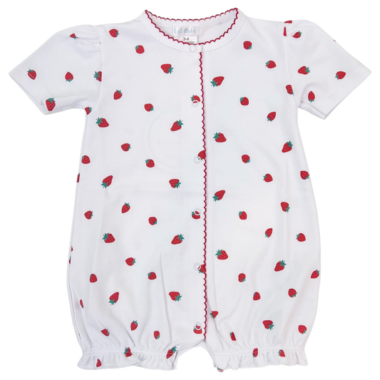 LYDA Romper - Strawberry