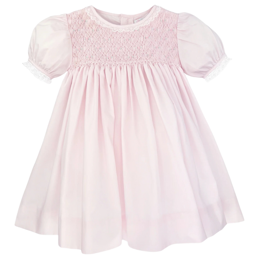 Smocked Dress - Pink