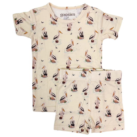 Goosies Pajama Set - Pelican