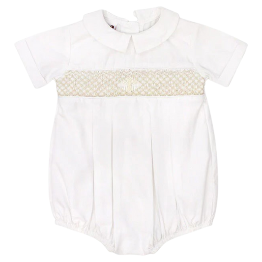 Bailey Smocked Bubble - Cross