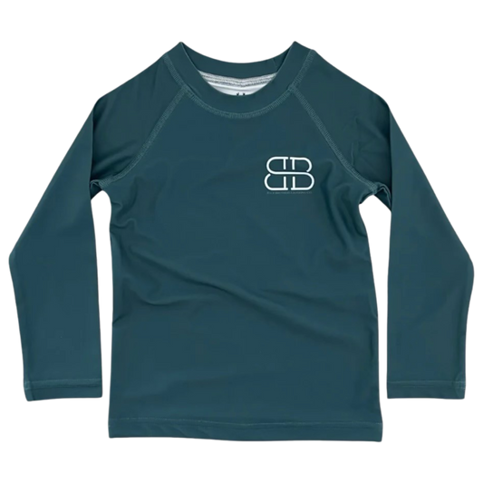 Velvet Fawn Bolt Rash Guard - Mallard Green