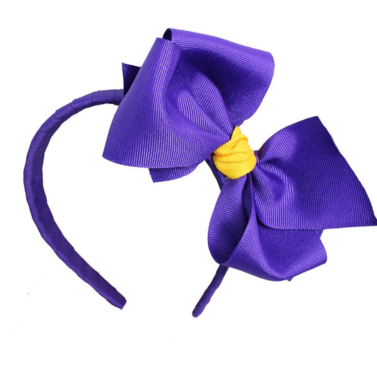 Headband Bow - LSU