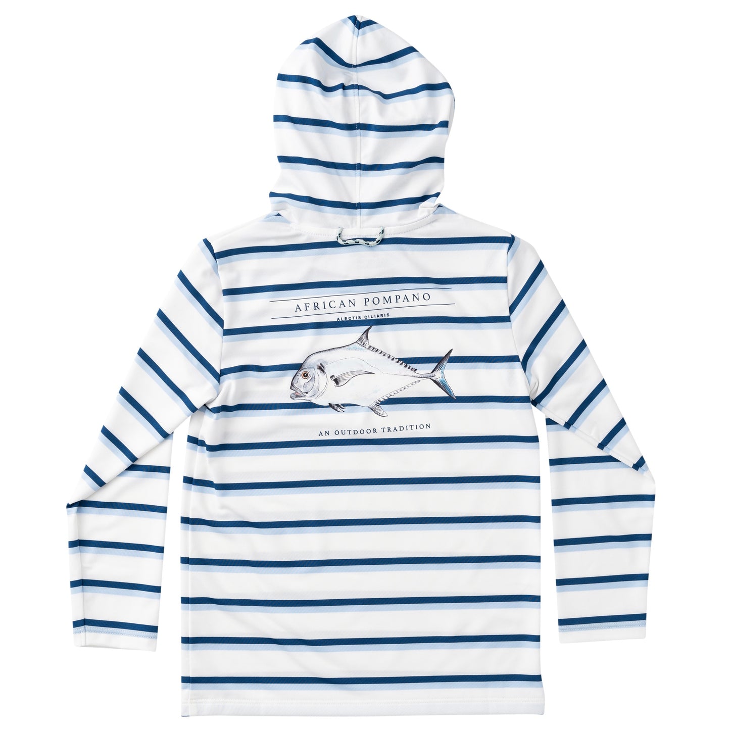 Performance Hoodie - Navy Peony Stripe