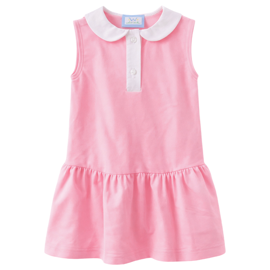 Polo Dress - Pink