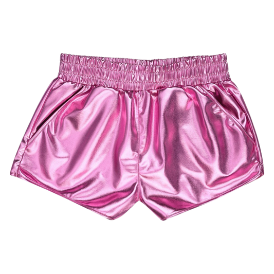IC Metallic Shorts - Pink