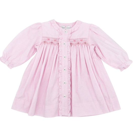 Smocked Dress - Bow/Floral