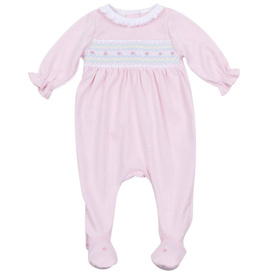 Smocked Footie - Junie