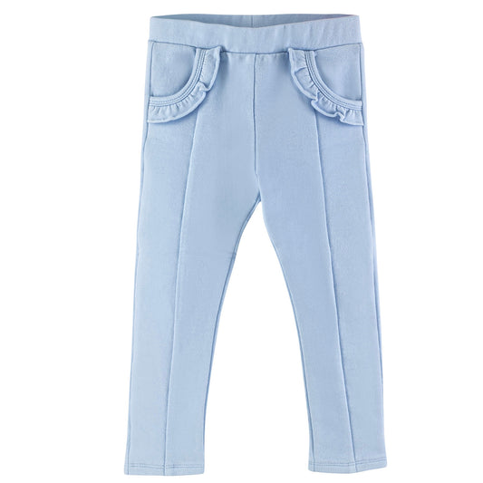 French Terry Pant - Light Blue