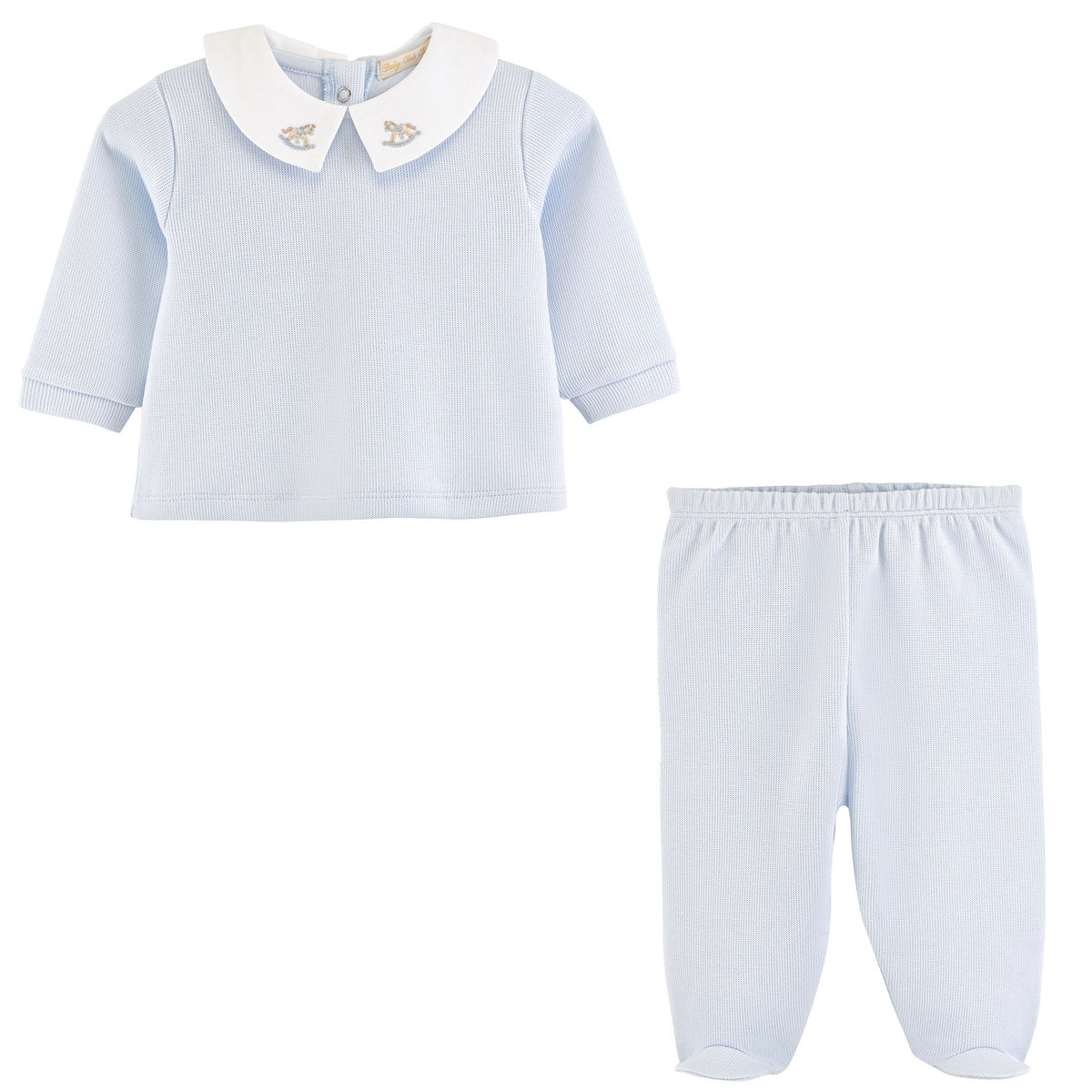 Jacquard Pant Set - Rocking Horse