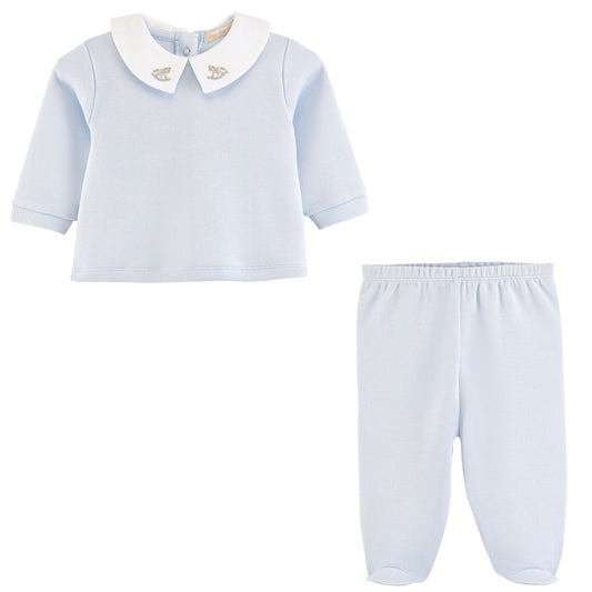 Jacquard Pant Set - Rocking Horse