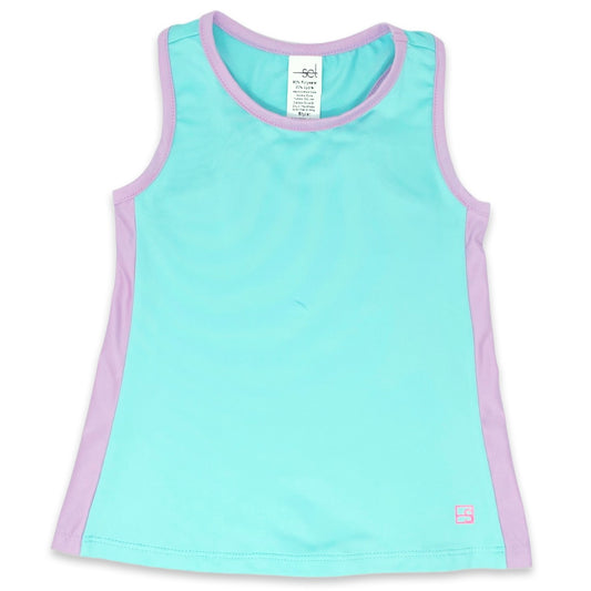 Drew Tank - Turquoise/Purple