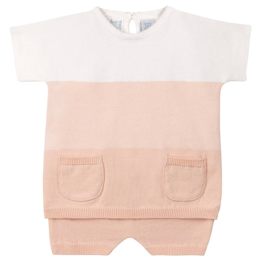 Knit Short Set - Ombre