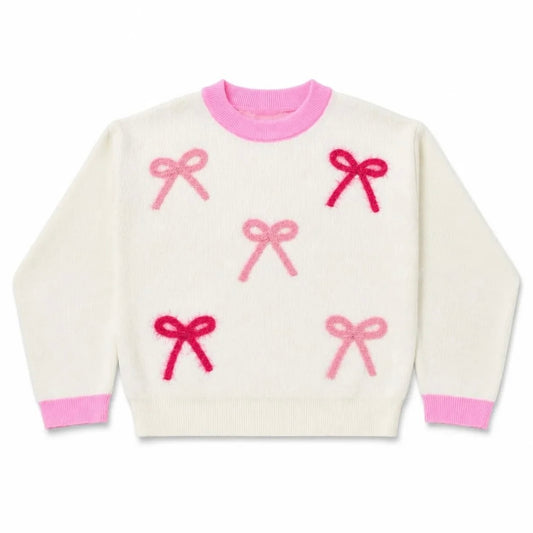 Sweater - Pink Bow