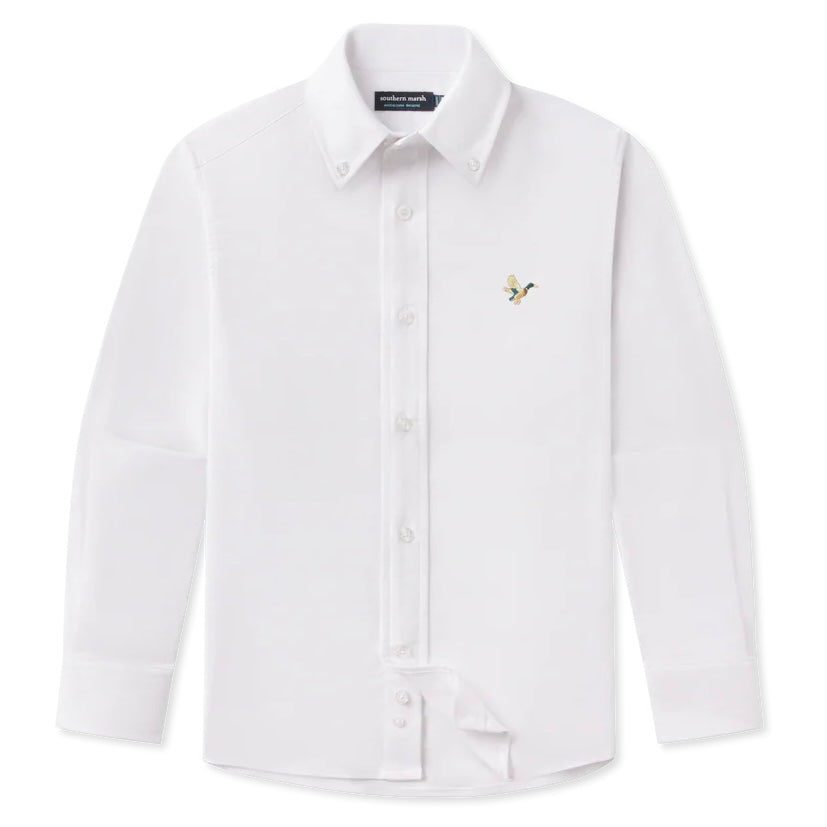 Oxford Dress Shirt - Duck White