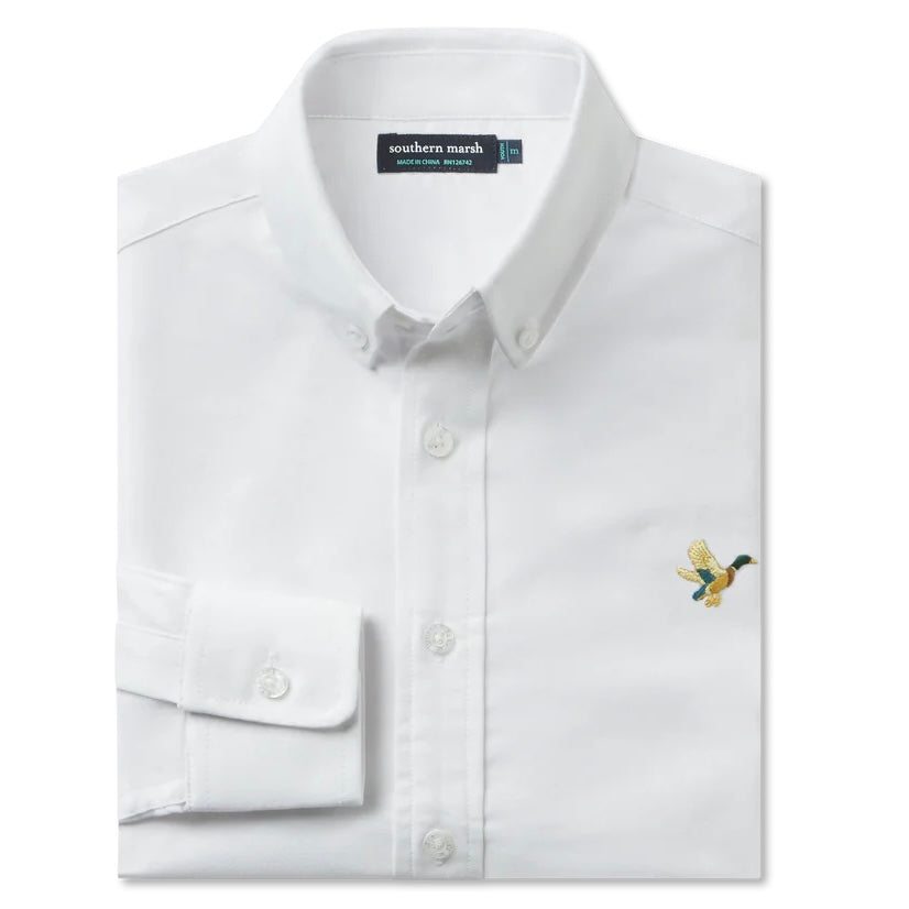 Oxford Dress Shirt - Duck White