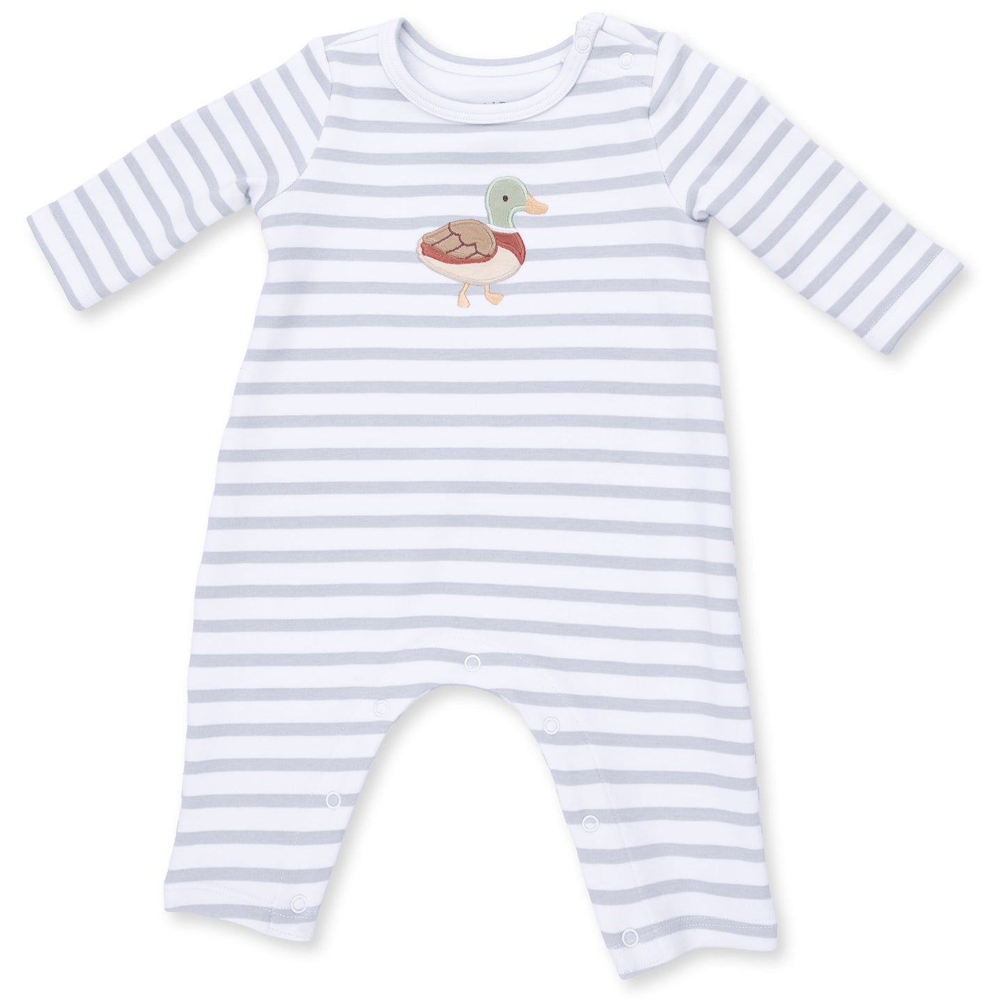 Snap Shoulder Romper - Mallard