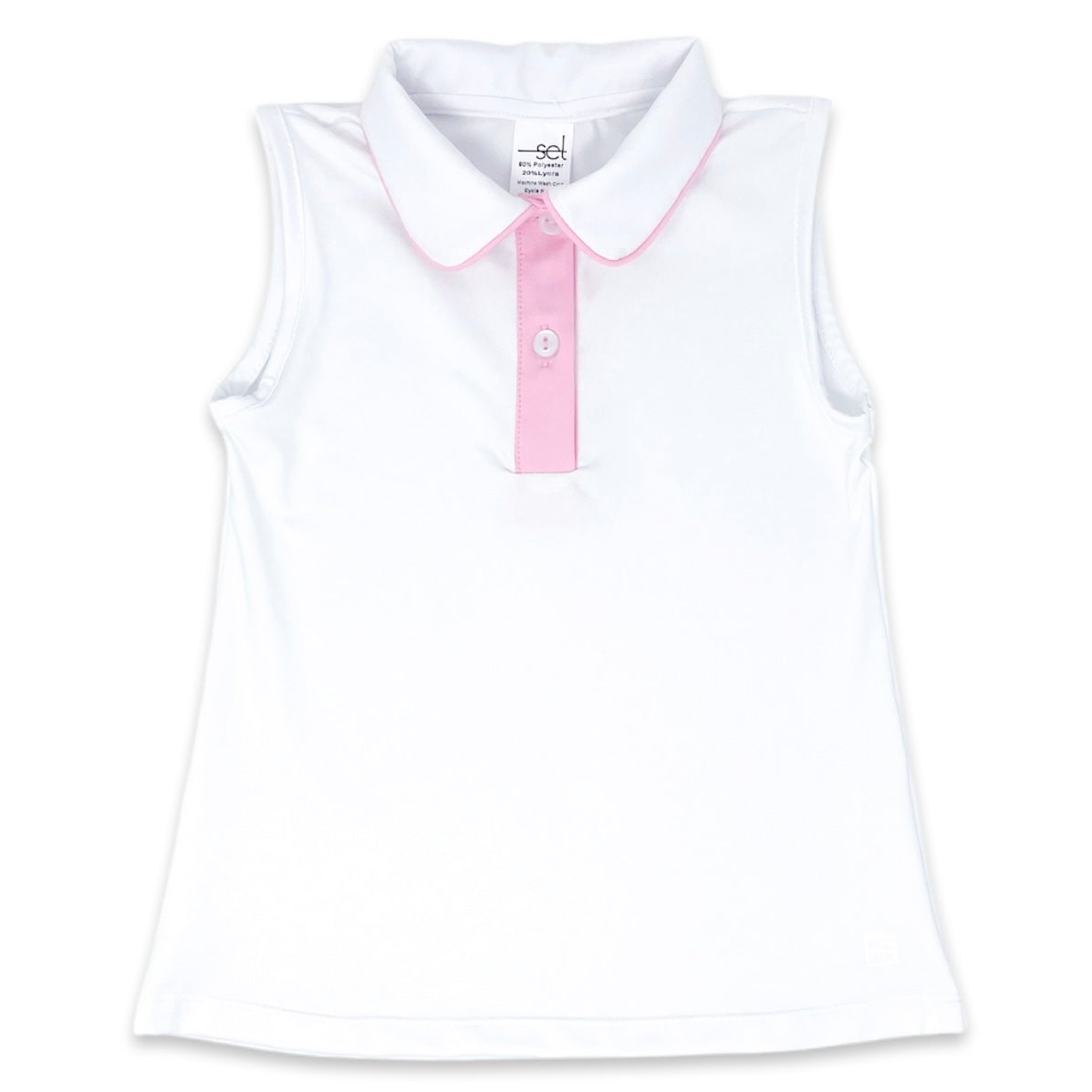 Gabby Tank - Coconut/Pink