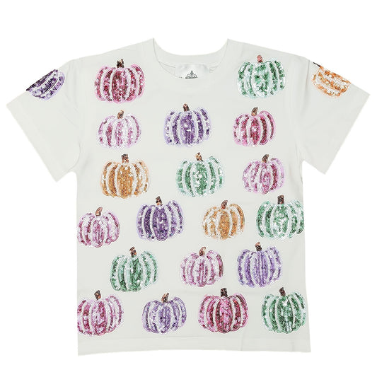 Sequin Top - Pumpkin