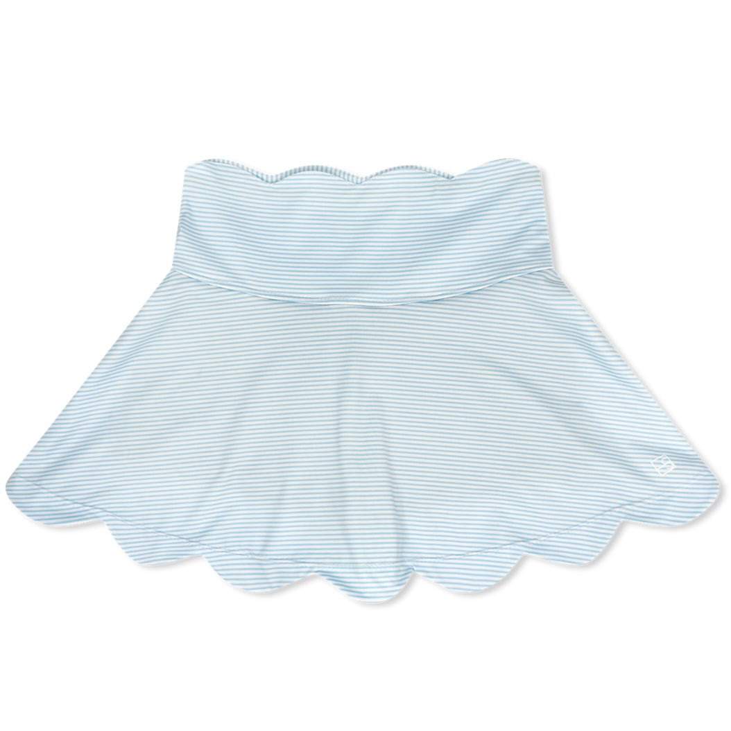 Zoe Scallop Skort - Blue