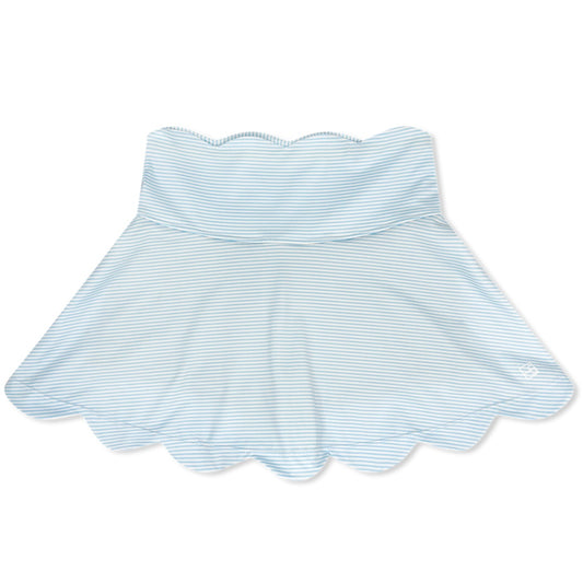 Zoe Scallop Skort - Blue