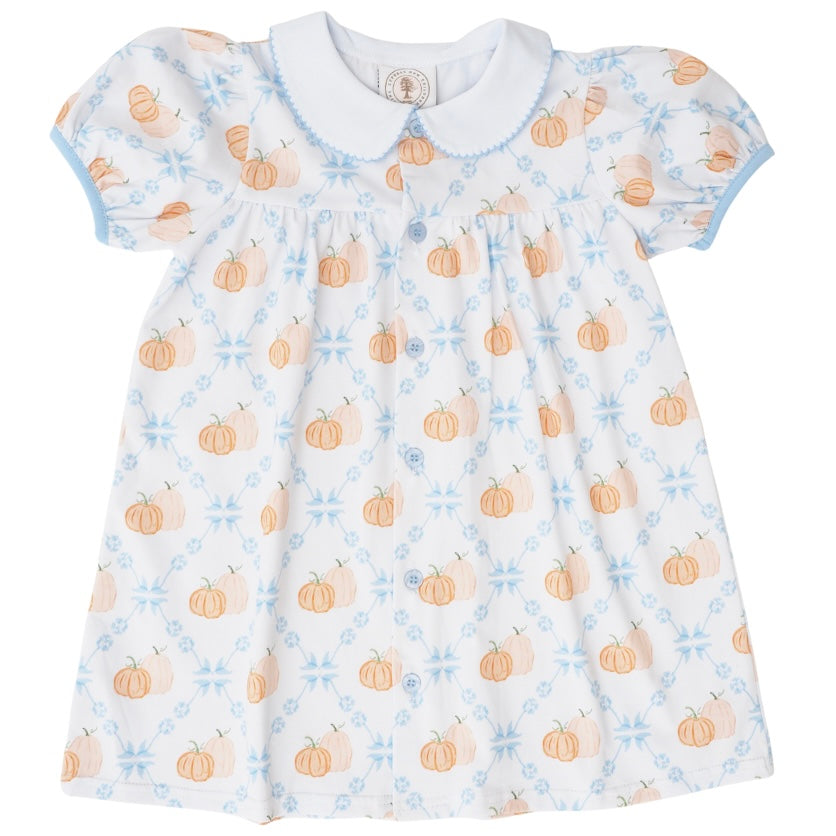 Paisley Proper Dress - Pumpkin