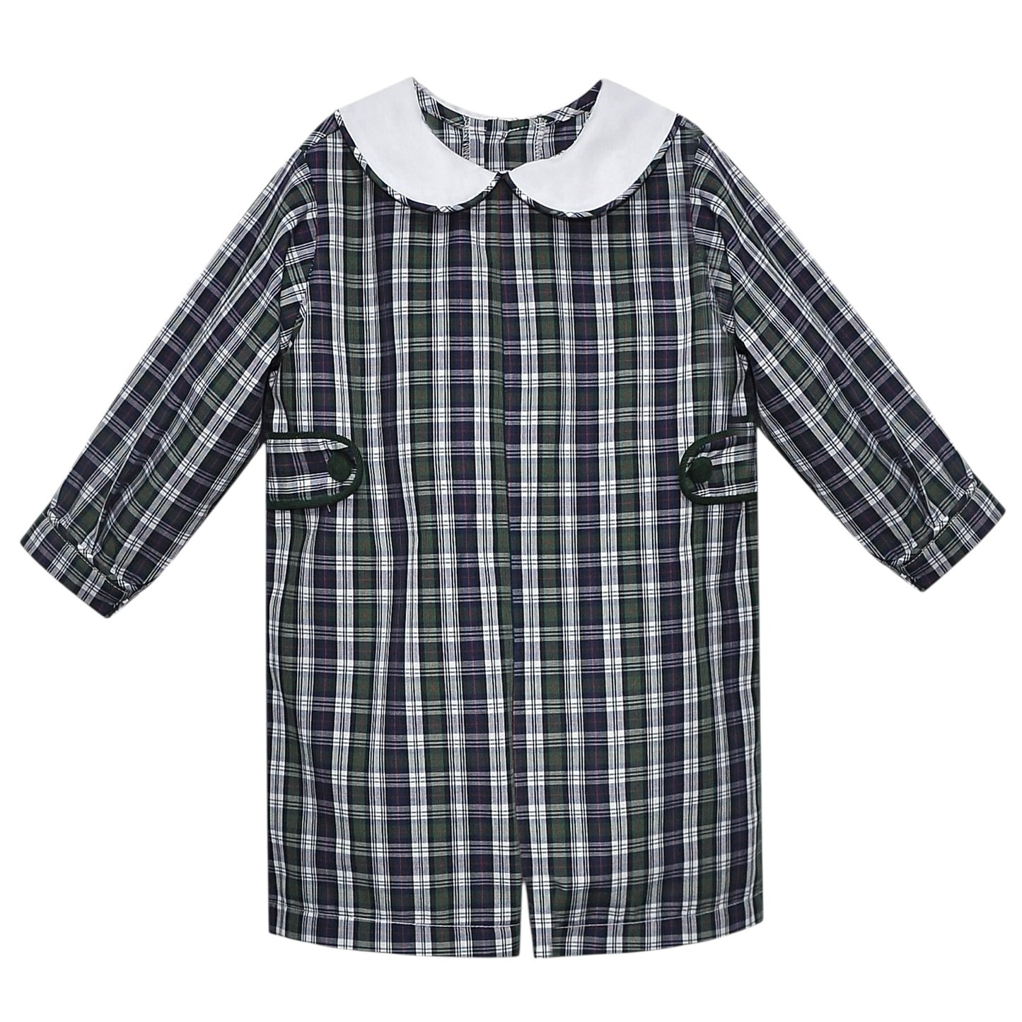 Rowan Romper - Navy Plaid