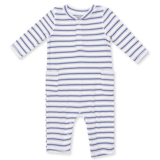Romper - Blue Stripe