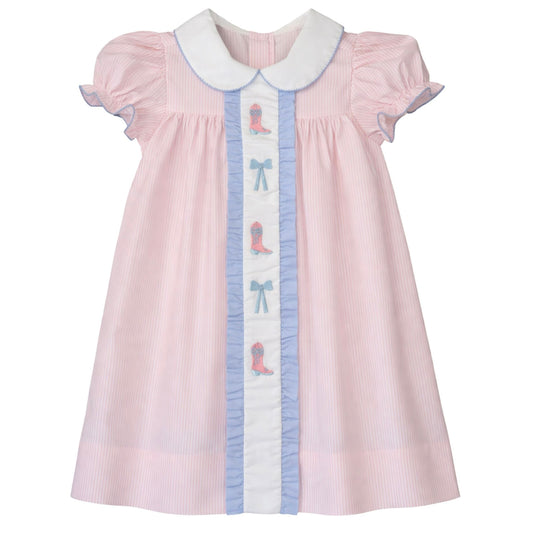 Heidi Dress - Boots/Bows