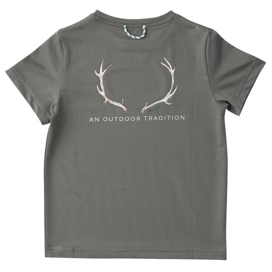 Performance Tee - Antlers Olive