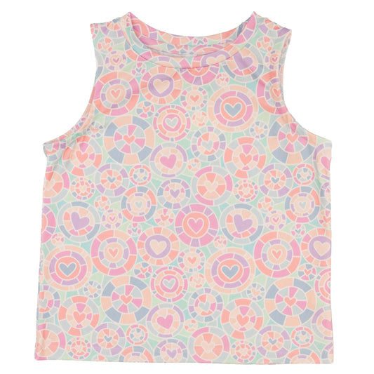 Tank Top - Kalidescope Heart