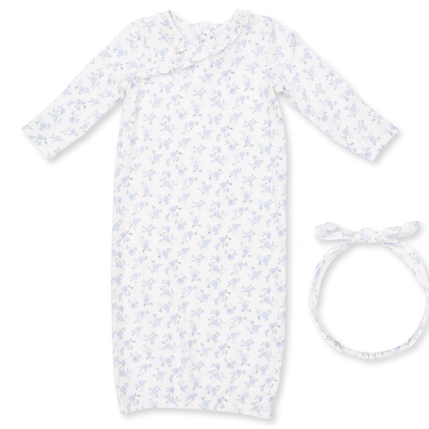 Kimono Gown/Headband - Rose Briar